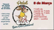 Lucélia terá Pedal Bom Pra Cachorro com percurso de 20km e 40km